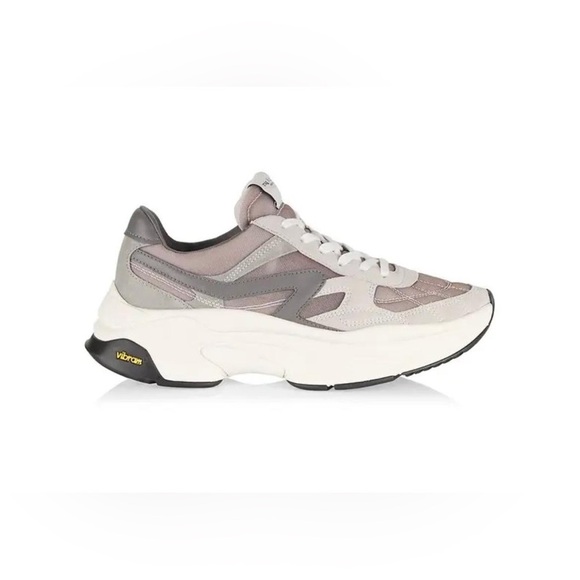 Rag & Bone RB Legacy Runner Sneakers in Grey Leather/ Suede - NWT - Picture 2 of 14